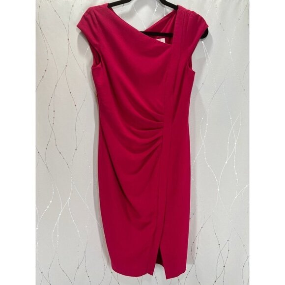 L.K. Bennett Tassa Raspberry Pink Sheath Dress $395 - Picture 6 of 9